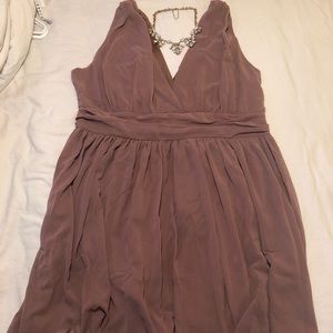 NWT Mauve short bridesmaid Charlotte Russe dress